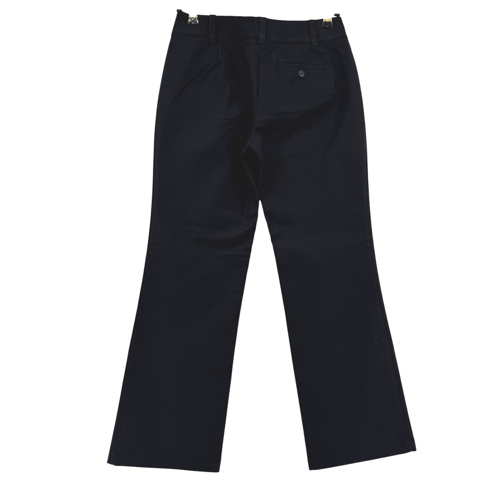 Ann Taylor sz 2P Petites Black Bootcut Dress Pants Career Office Trousers Chinos - Picture 2 of 6